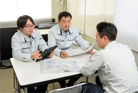 柔軟な対応力を支えるコミュニケーション